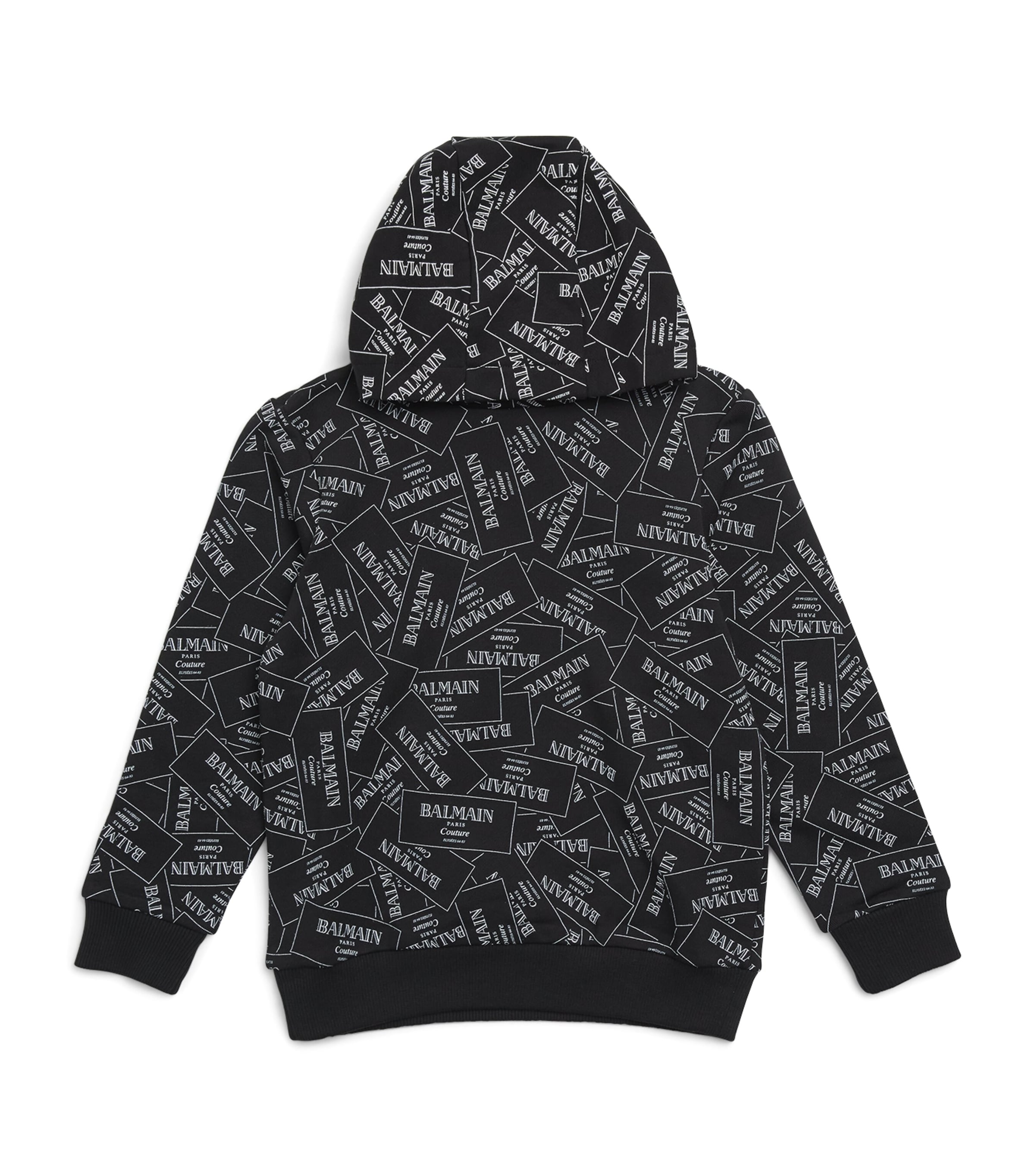 Cotton Label Print Hoodie (4-14 Years)