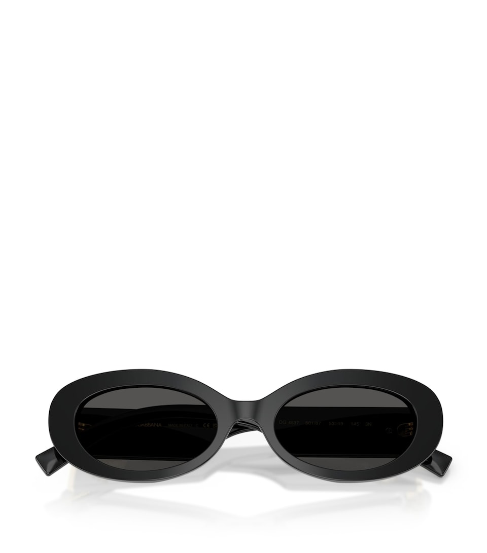 Dolce&Gabbana Oval Sunglasses Black
