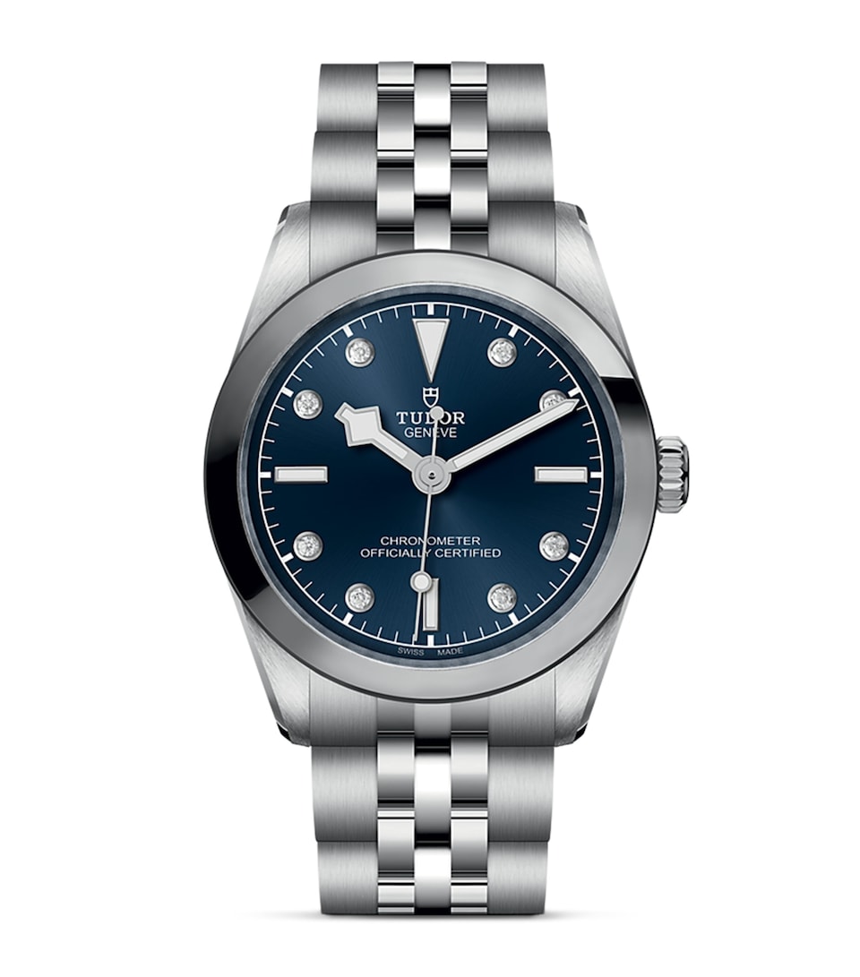 TUDOR Black Bay One Stainless Steel and Diamond Watch 31mm Blue