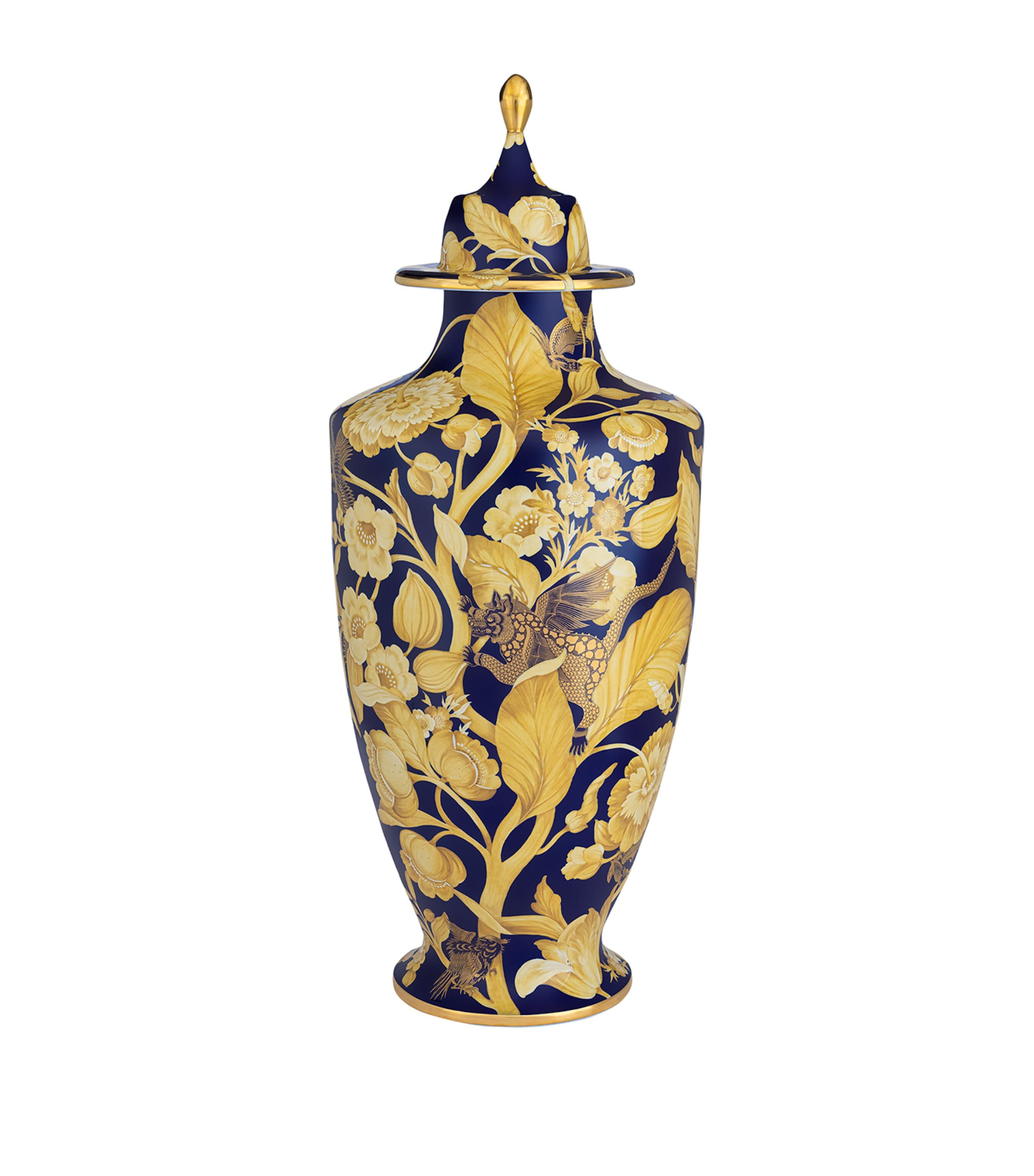 Meissen Porcelain Secret Garden Vase (102cm) White