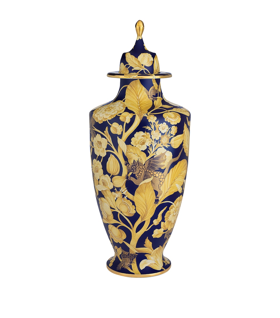 Meissen Porcelain Secret Garden Vase (102cm) White