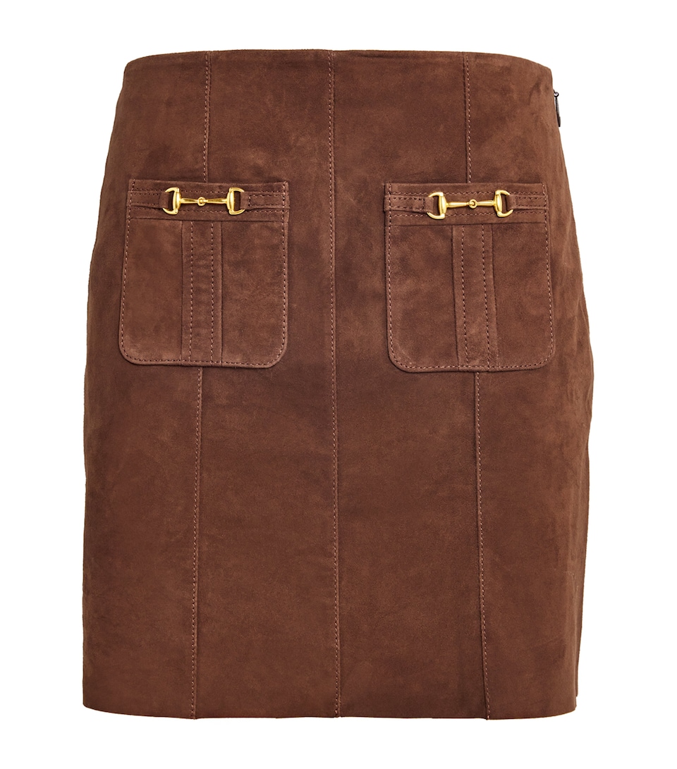Suede Wiley Mini Skirt