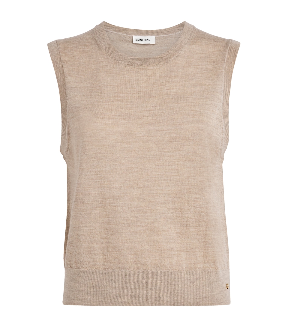 Wool-Cashmere Sweater Vest