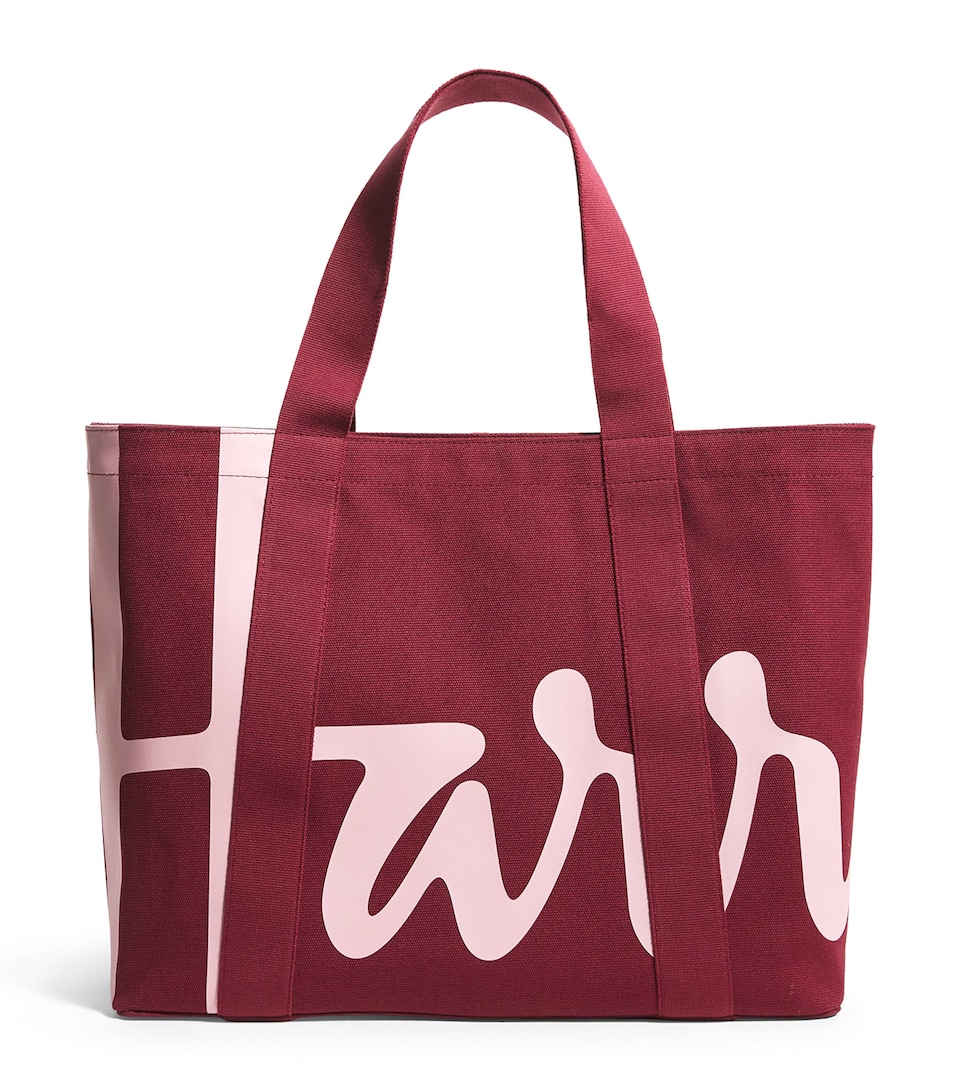 Medium Cotton Logo Tote Bag