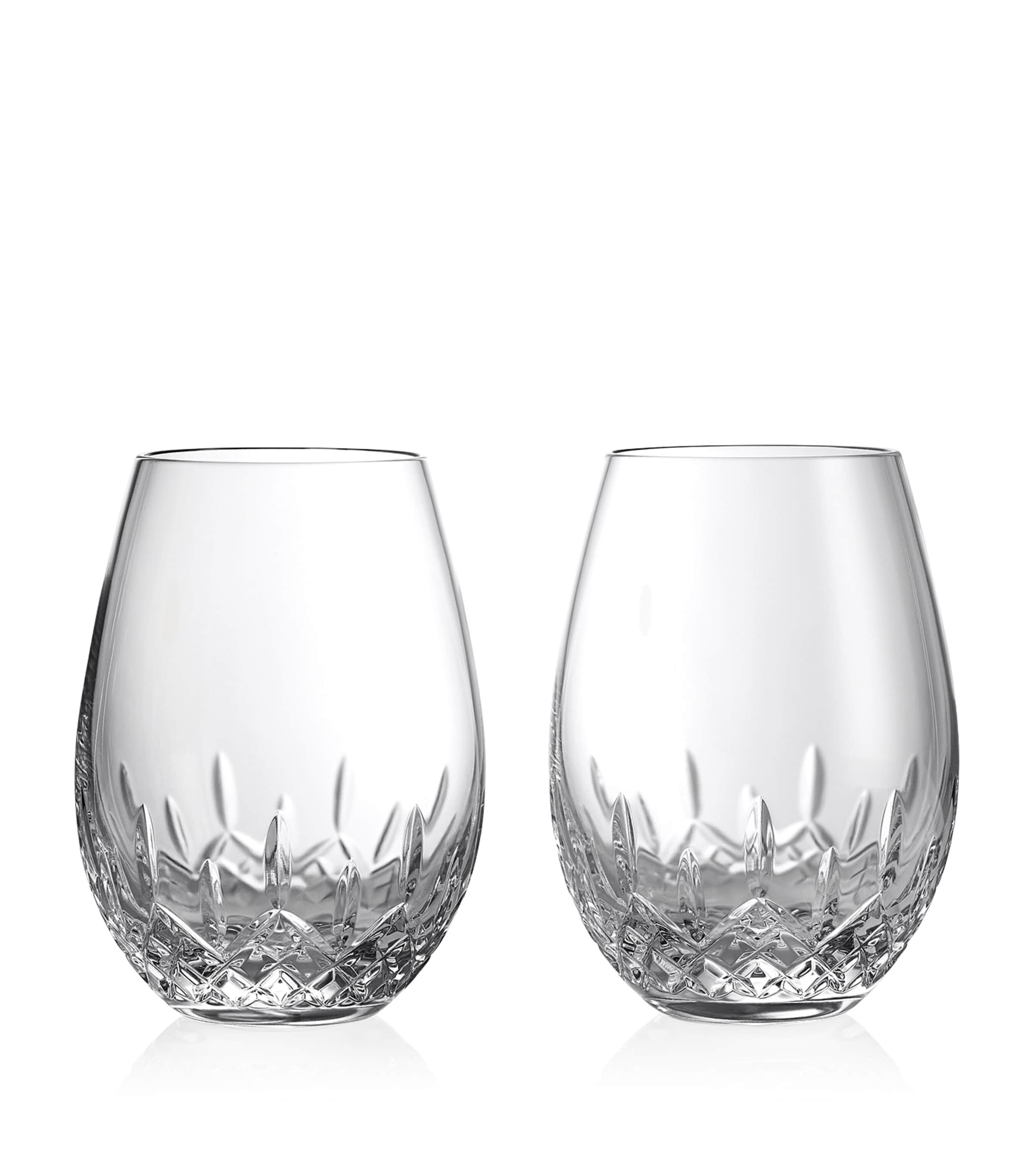 Set of 2 Lismore Essence Stemless Red Wine Glasses (610ml)