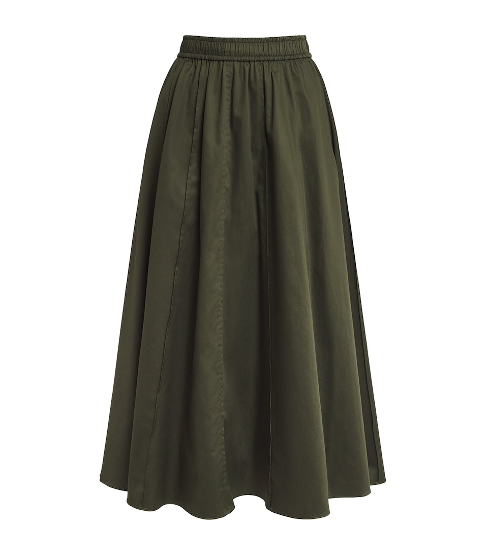 Cotton Sateen Manar Skirt