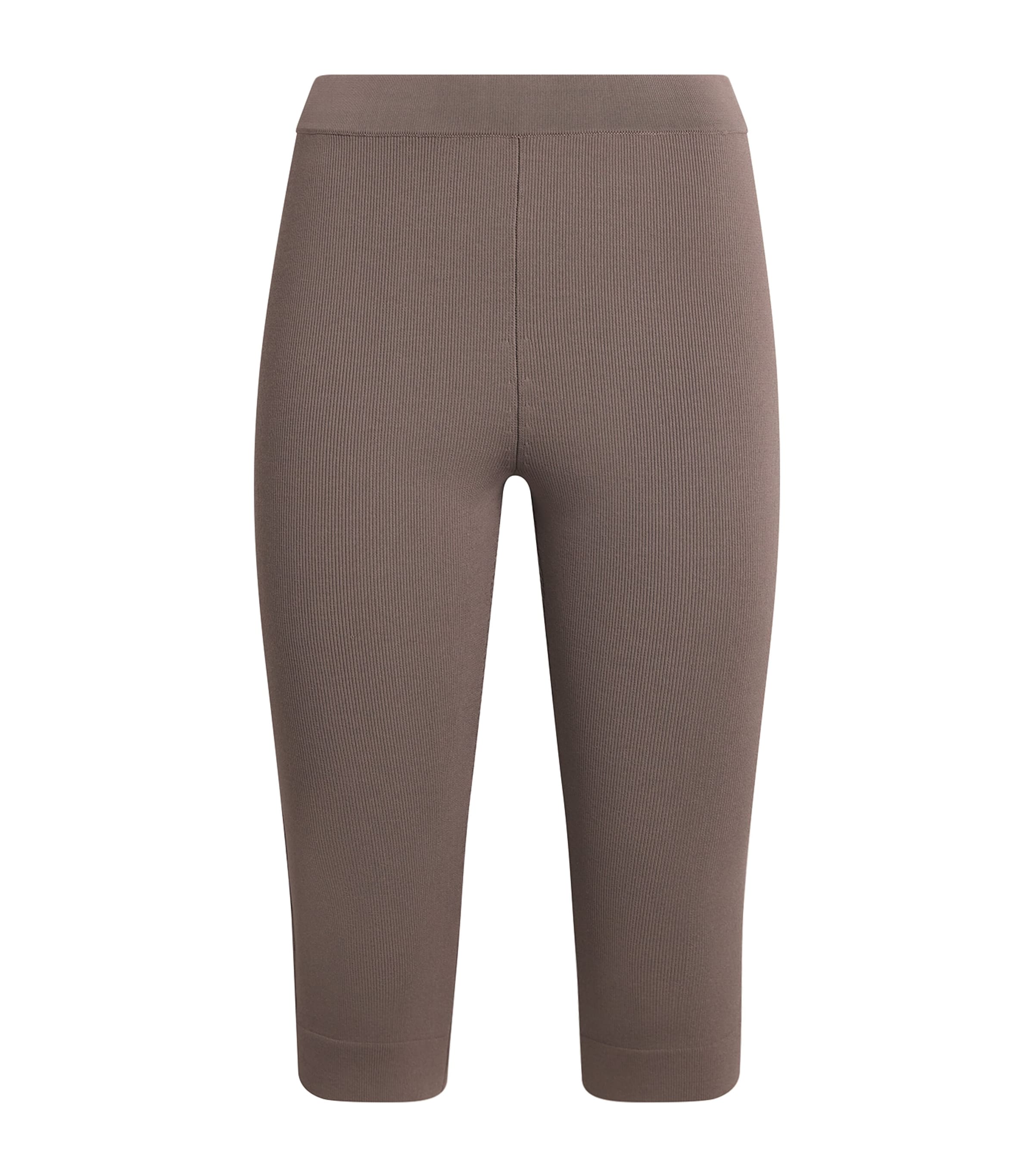 Skims Womens Refined Knit High-Rise Capris Amethyst