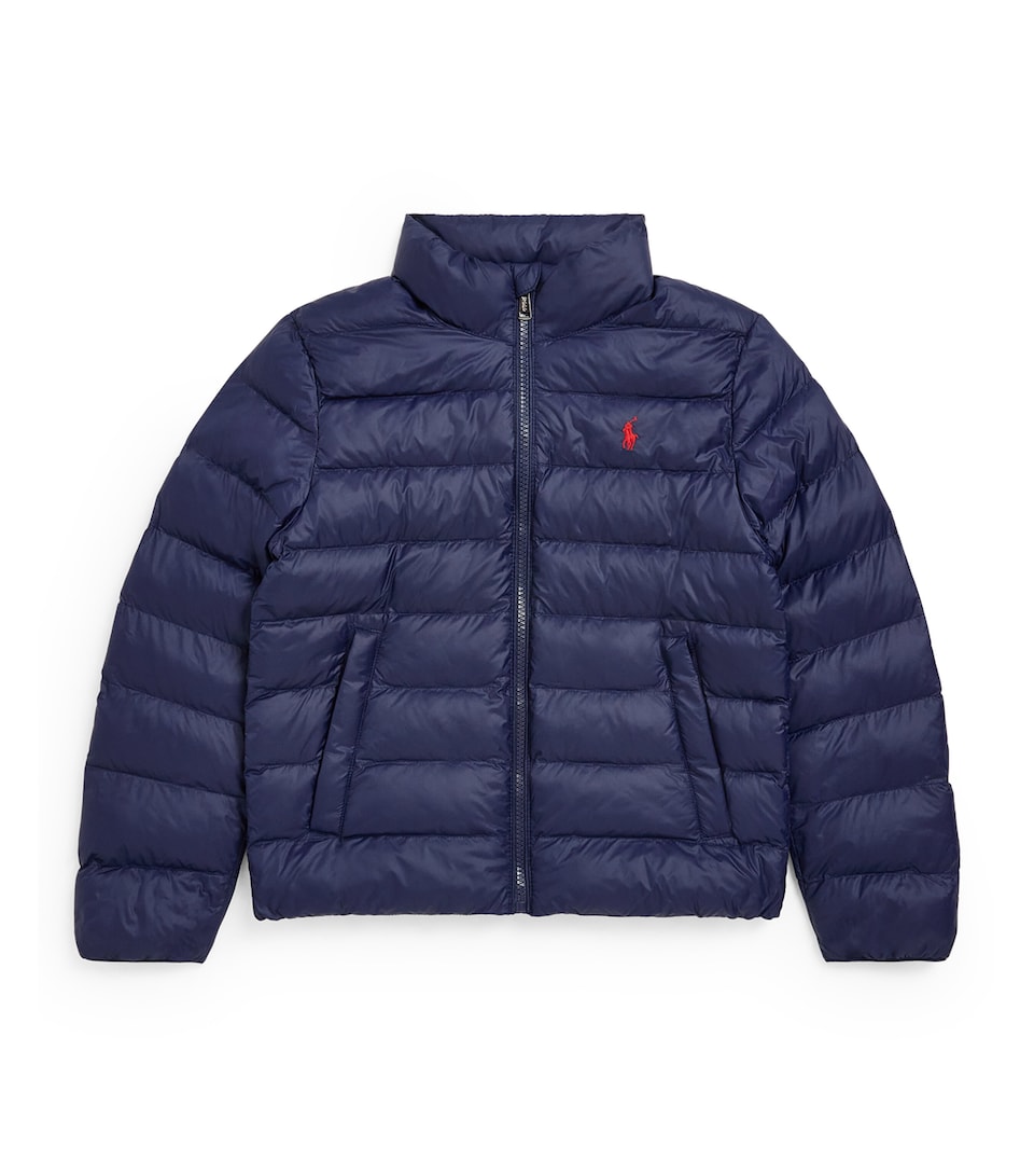 Ralph Lauren Kids Polo Pony Puffer Jacket (6-14 Years) Newport Navy