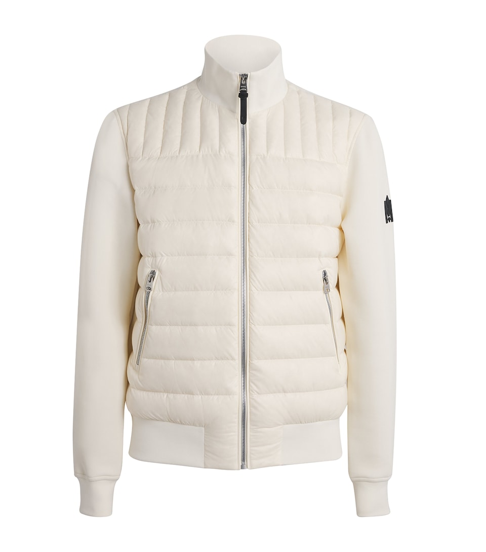 Cotton-Blend Hybrid Bomber Jacket