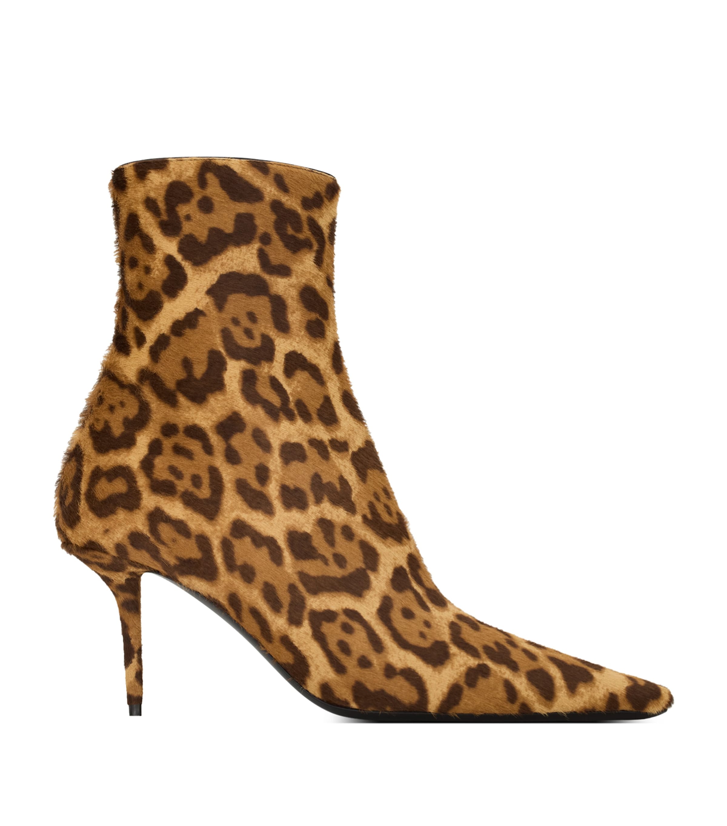 Pony Hair Ashley Ankle Boots 75