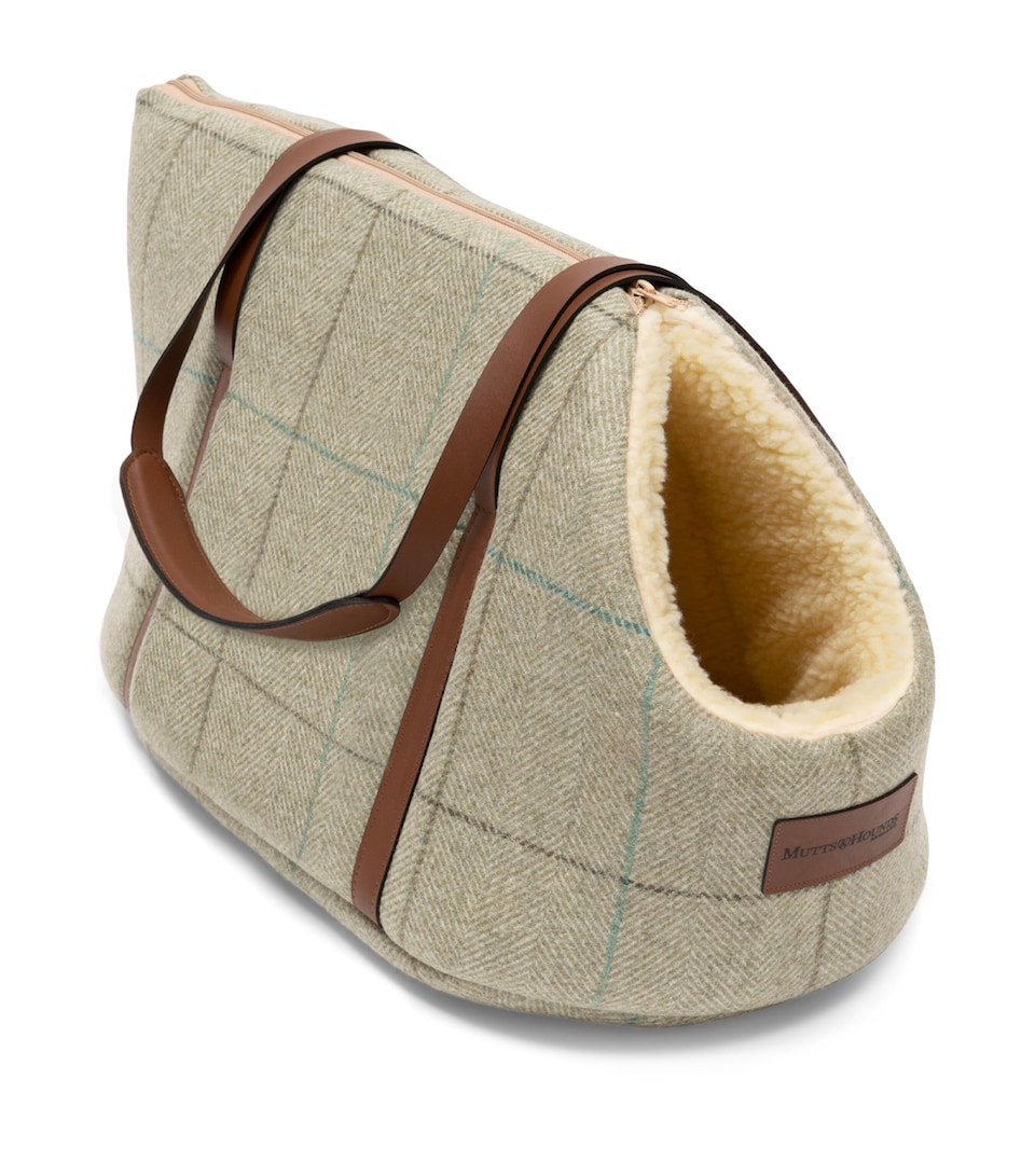 Mutts And Hounds Quilted Water-Resistant Dog Carrier (Medium) Olive Green