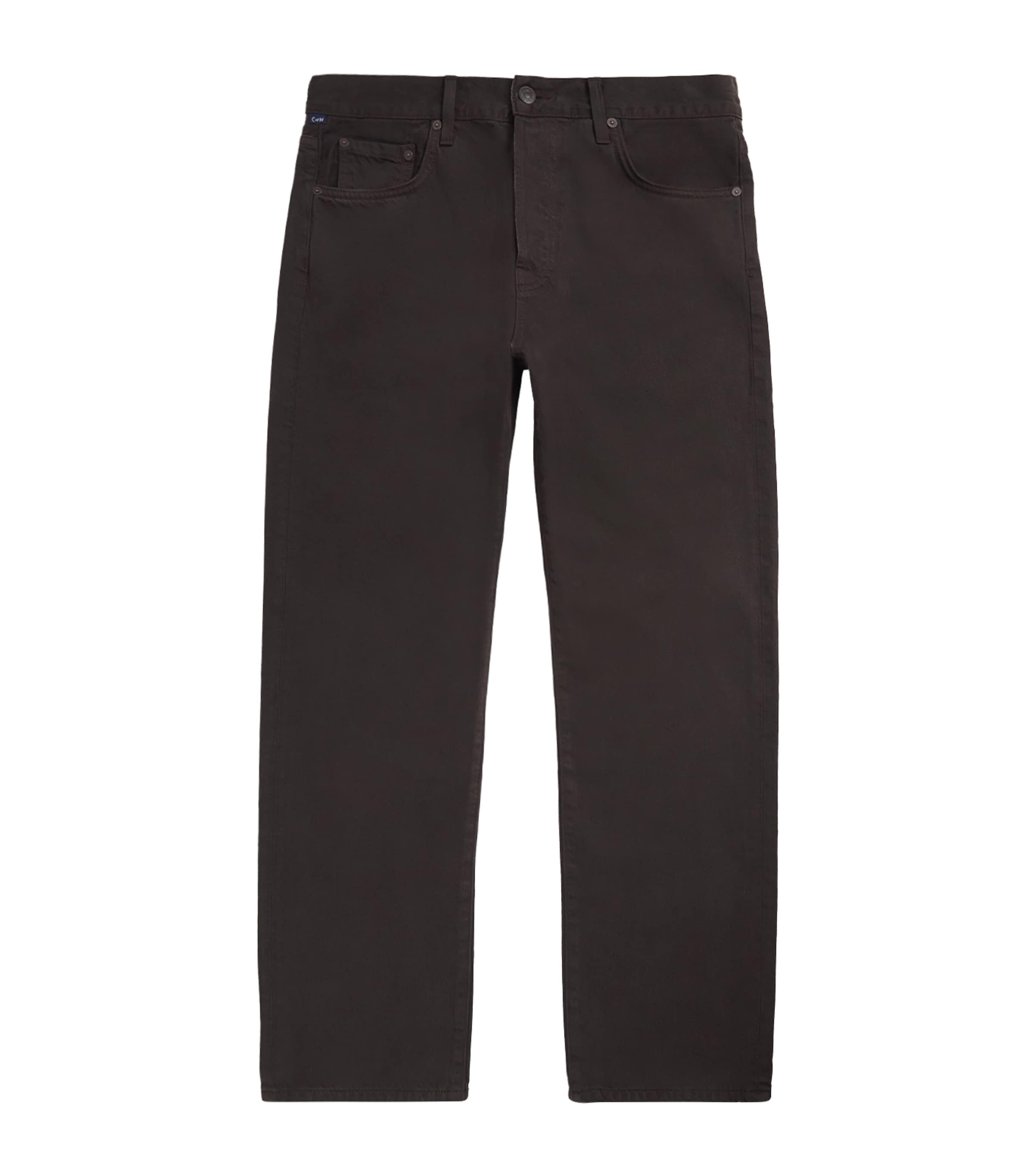 Citizens of Humanity Mens Twill Beau Straight Jeans Carob
