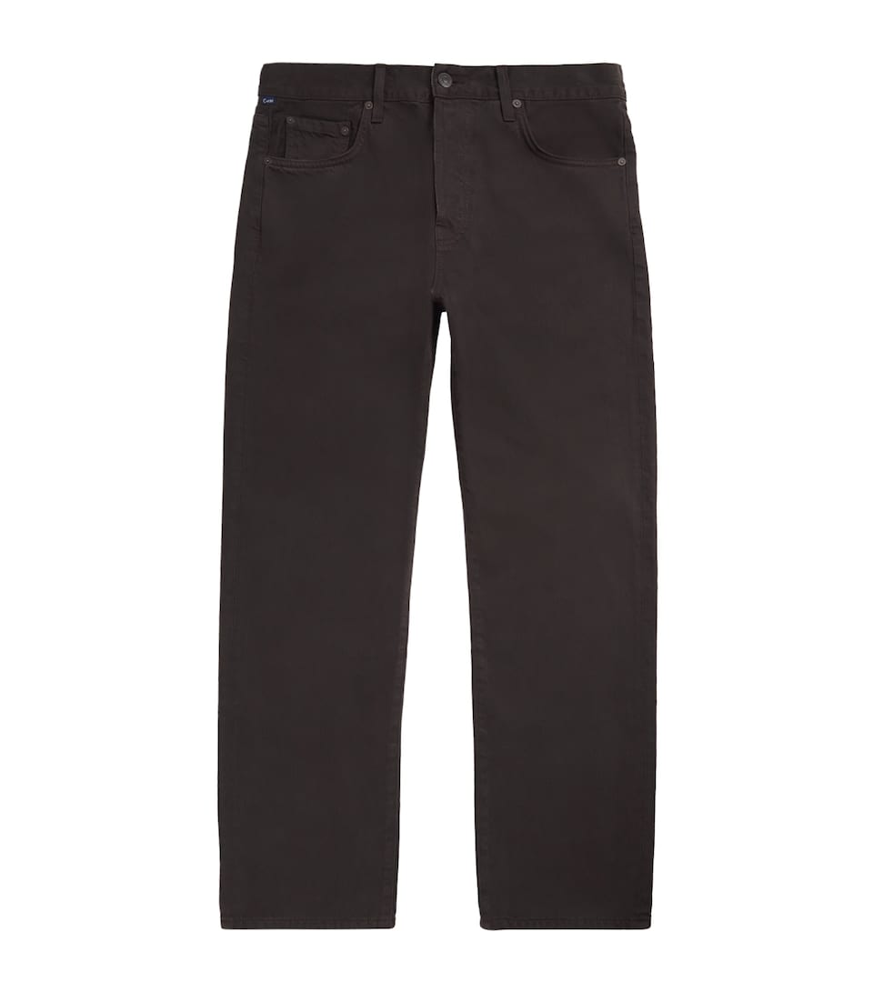 Citizens of Humanity Mens Twill Beau Straight Jeans Carob