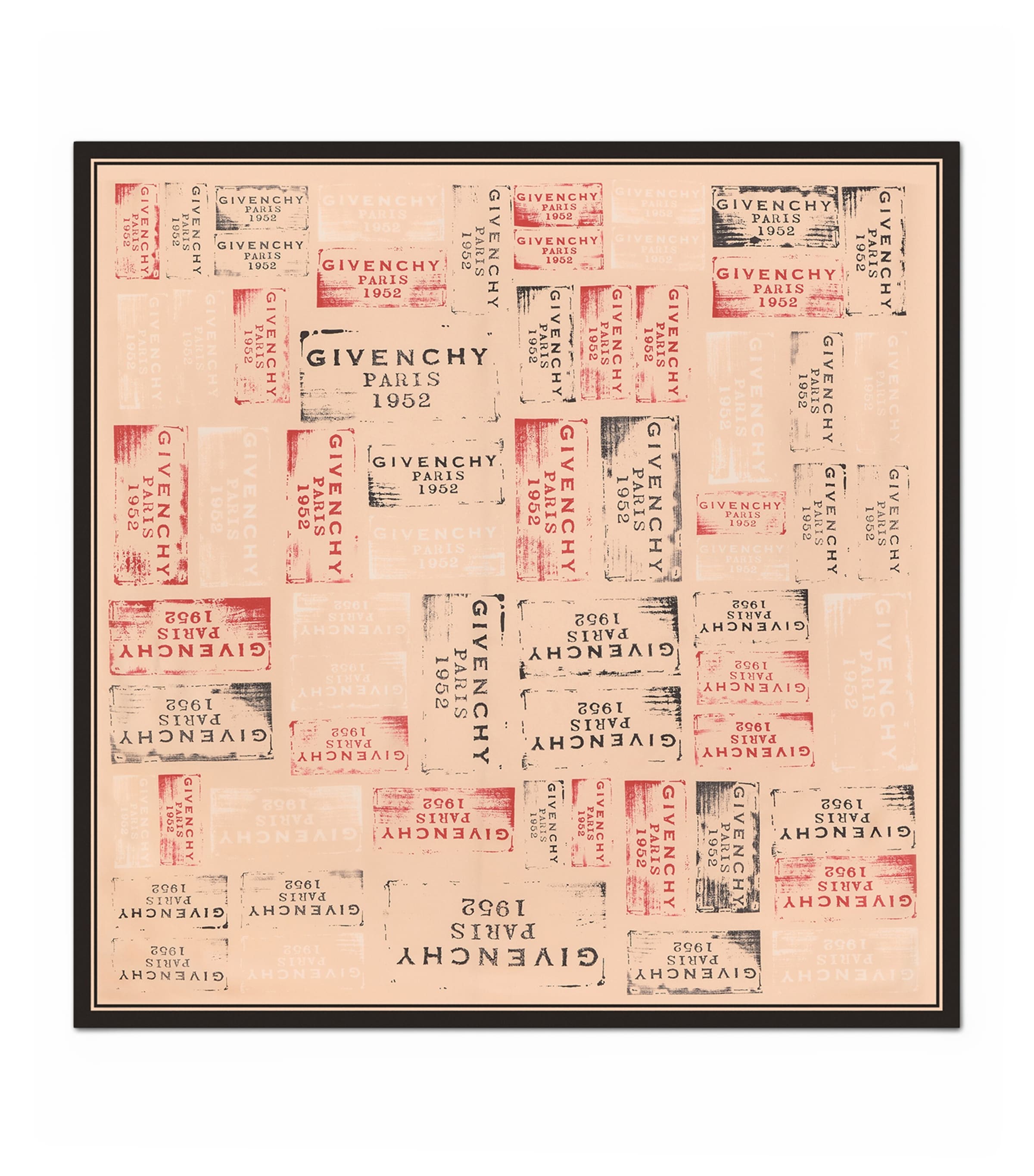 Silk Stamp Square Shawl