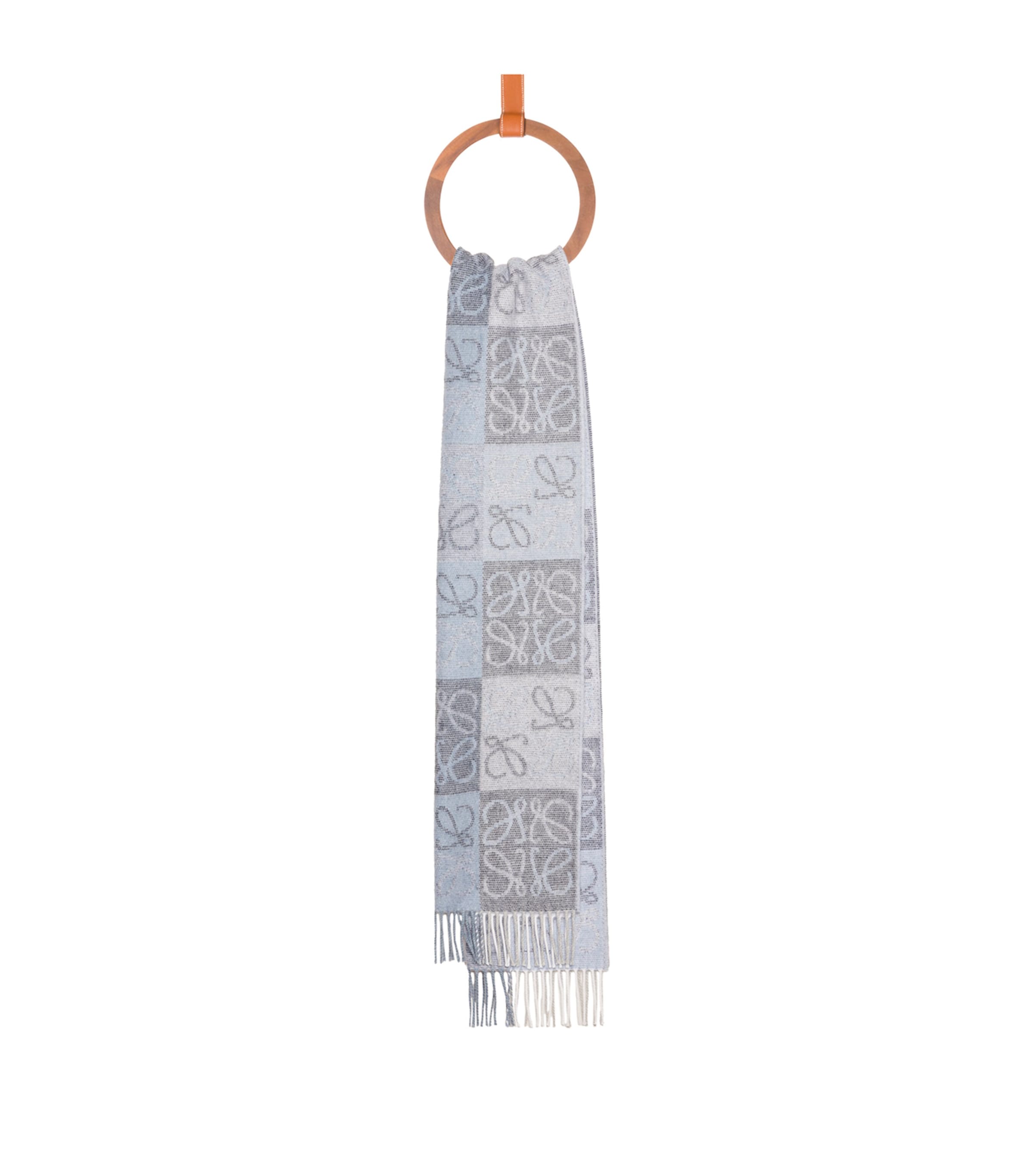 Wool-Cashmere Anagram Scarf