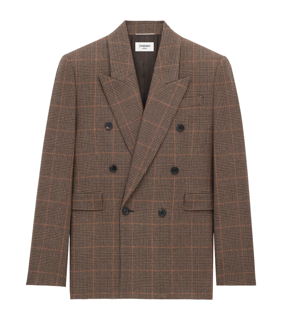 Wool-Cashmere Double-Breasted Jacket