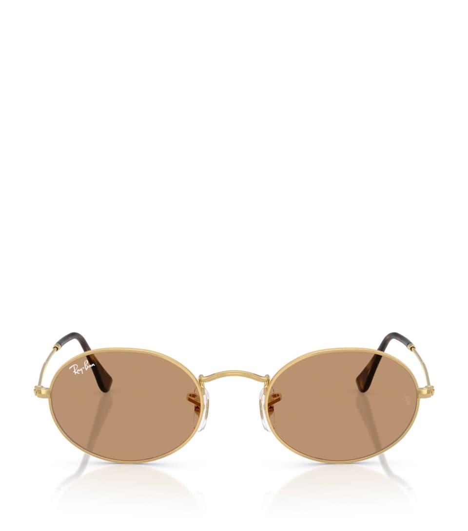 RB3547 Oval Metal Sunglasses