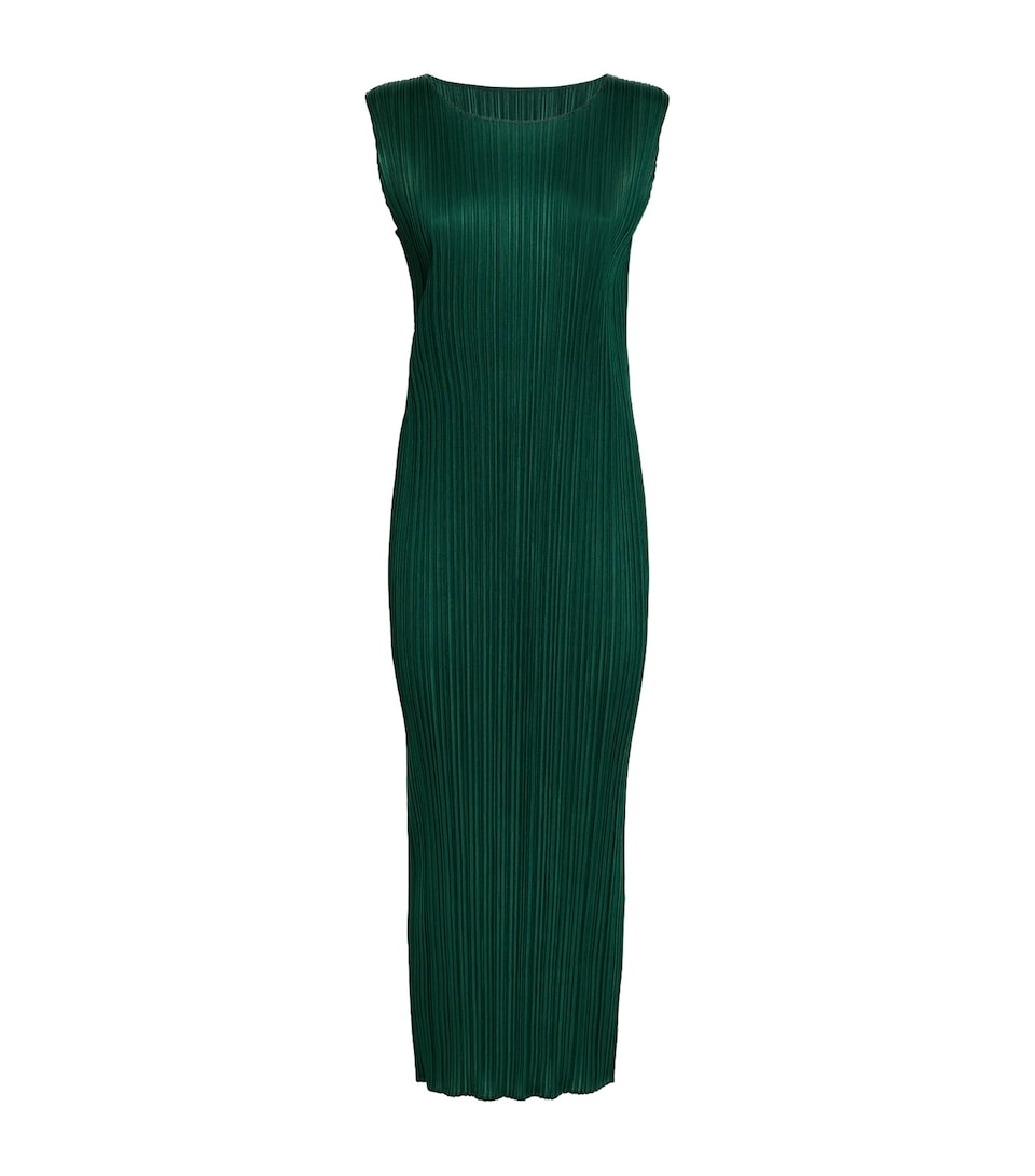 Pleats Please Issey Miyake Womens Sleeveless New Colorful Basics Maxi Dress