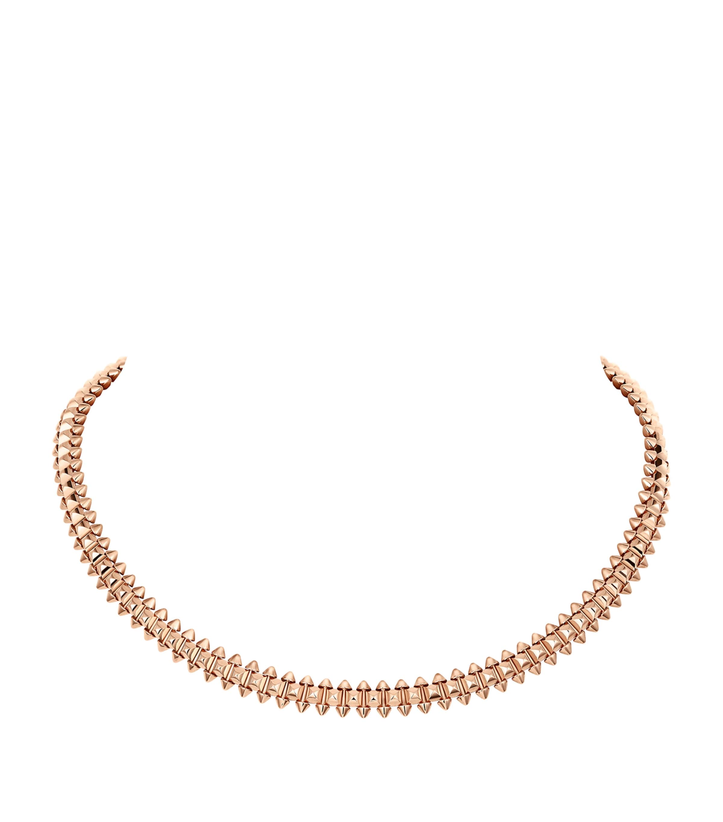 Cartier Flexible Rose Gold Clash de Cartier Necklace Rose Gold