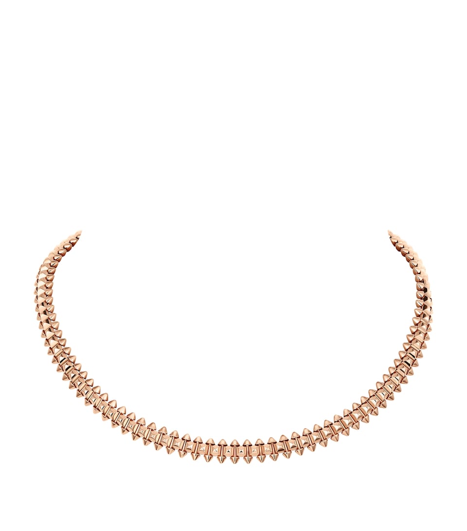 Cartier Flexible Rose Gold Clash de Cartier Necklace Rose Gold