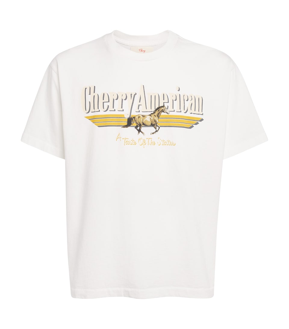 Cotton Logo Print Coast to Coast T-Shirt