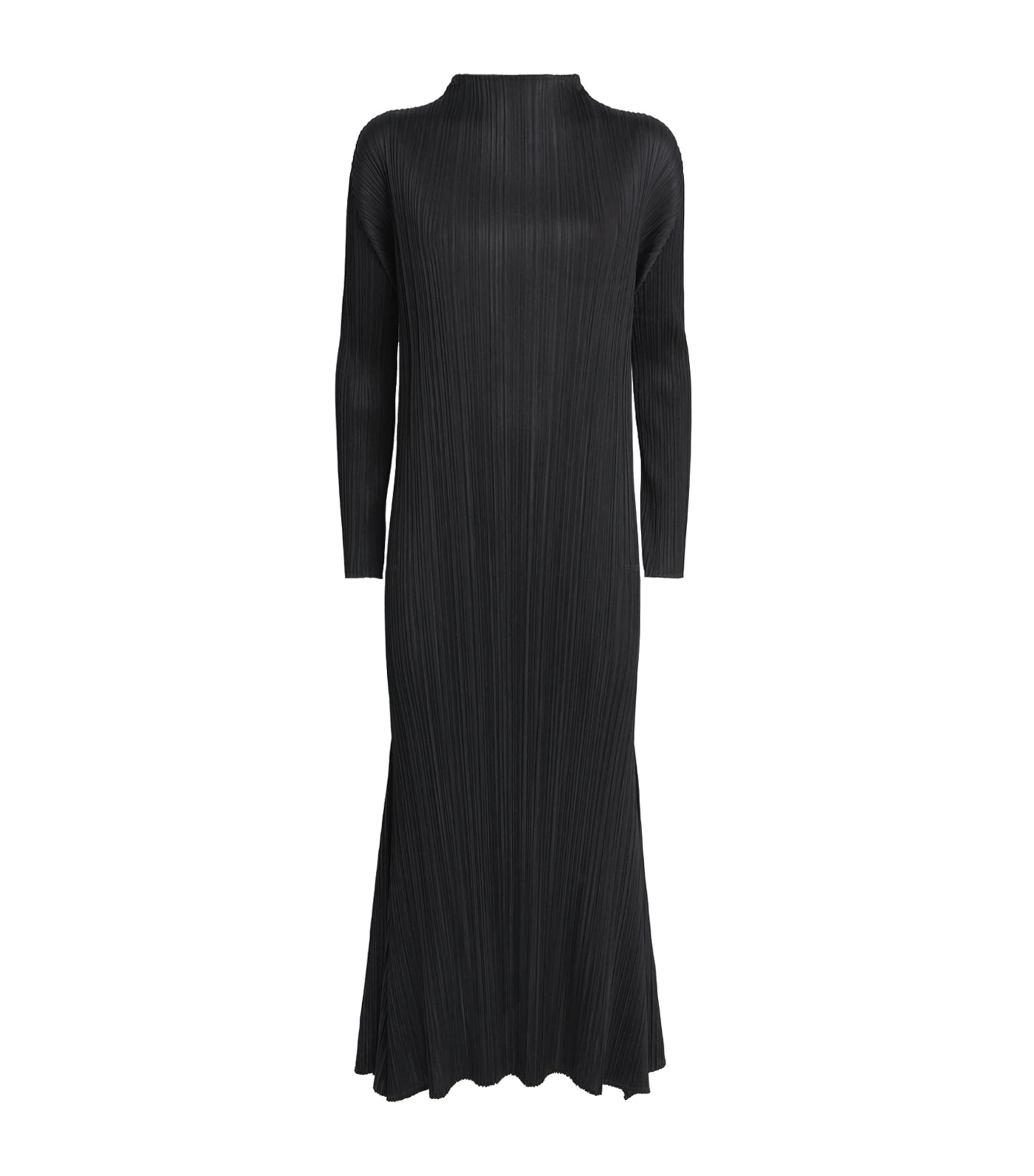 Long-Sleeve Midi Dress