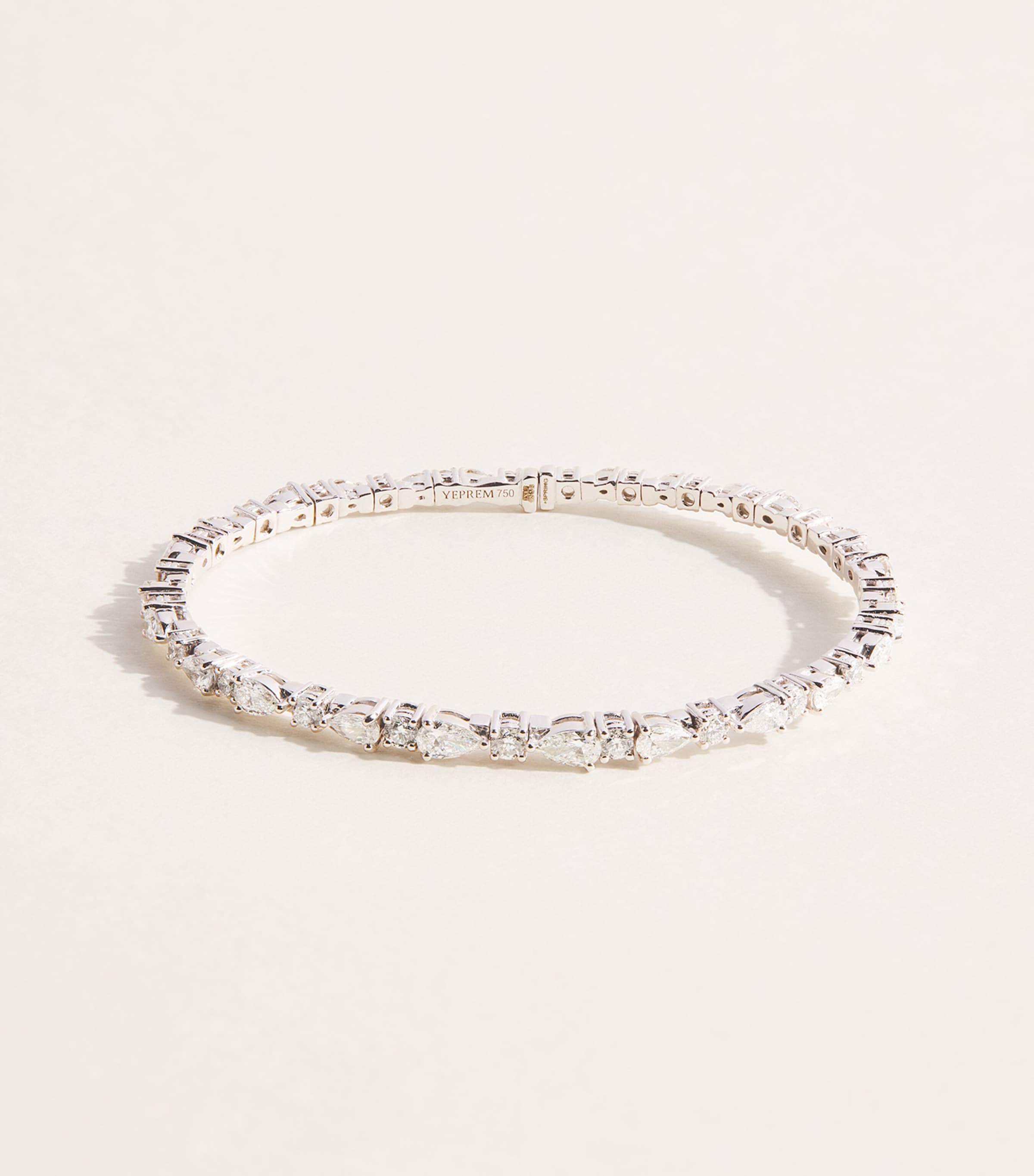 Yeprem White Gold and Diamond Y-Couture Bangle White Gold