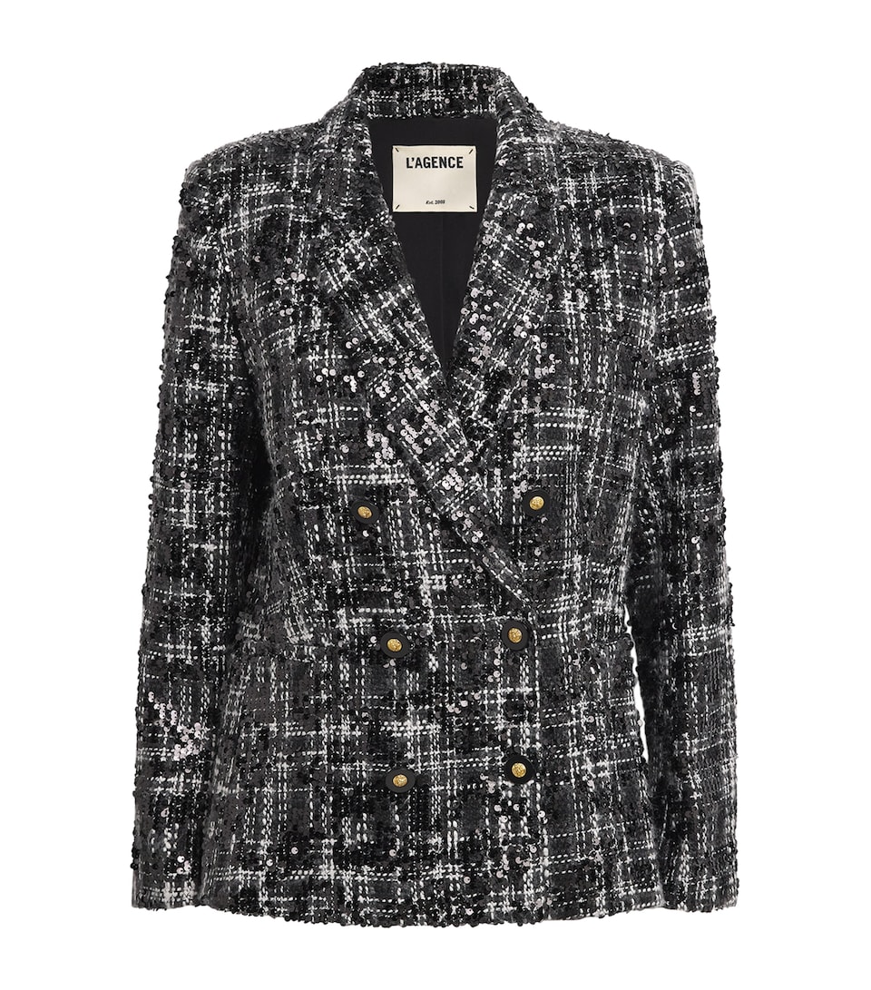 Tweed Sequinned Colin Blazer