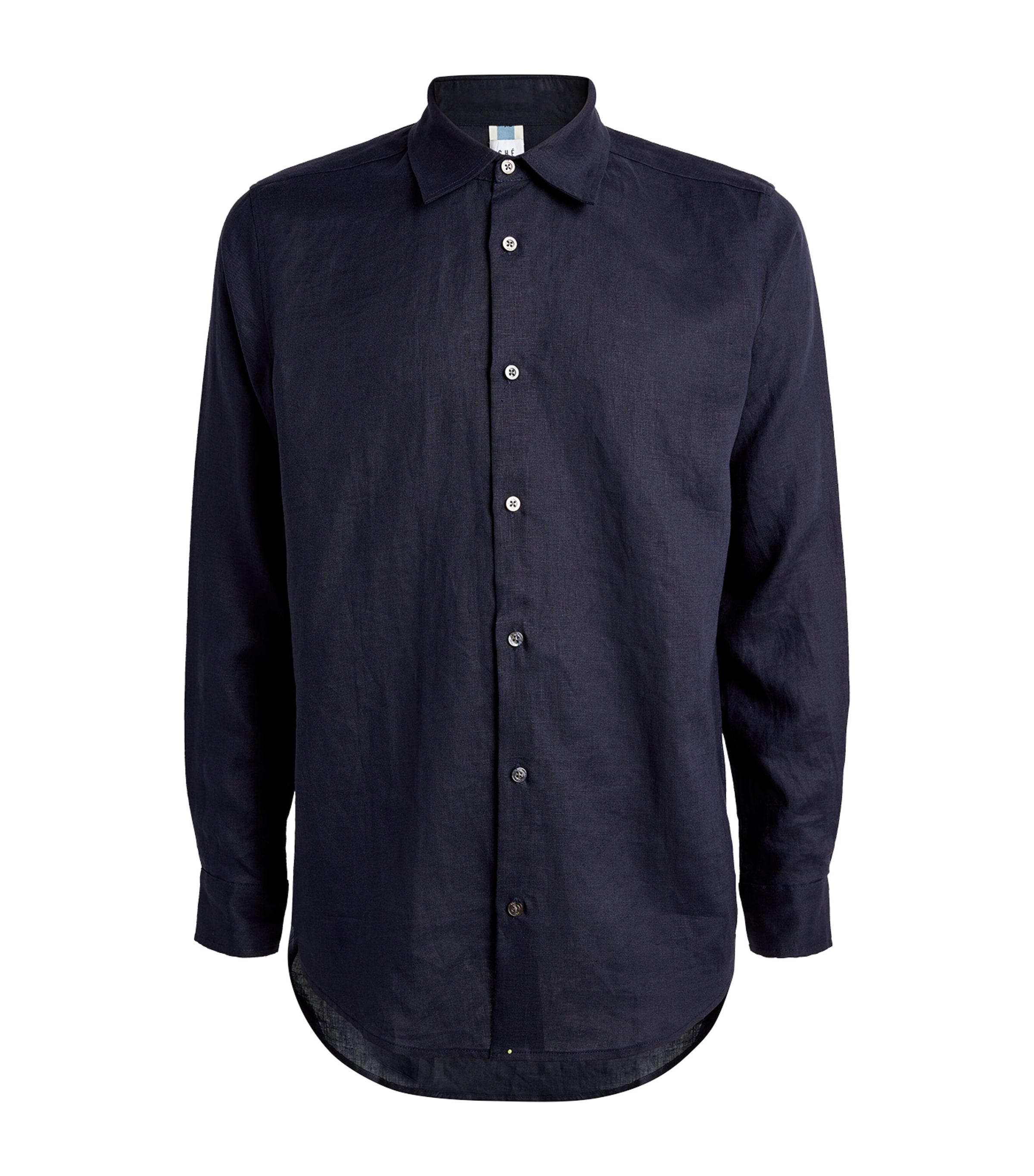CHÉ Mens Linen Shirt Navy