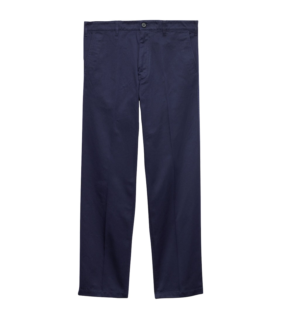 Cotton Straight Chinos