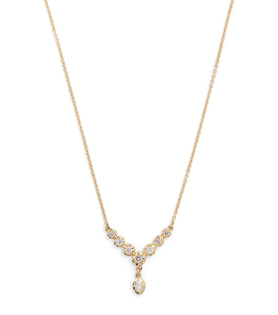 Yellow Gold and Diamond Sophia Necklace