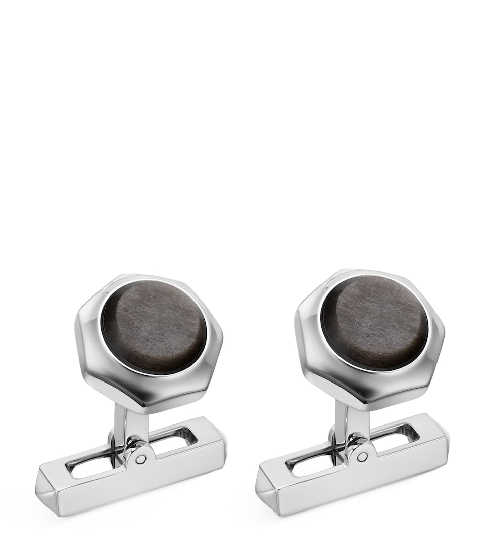 Sterling Silver Santos de Cartier Cufflinks