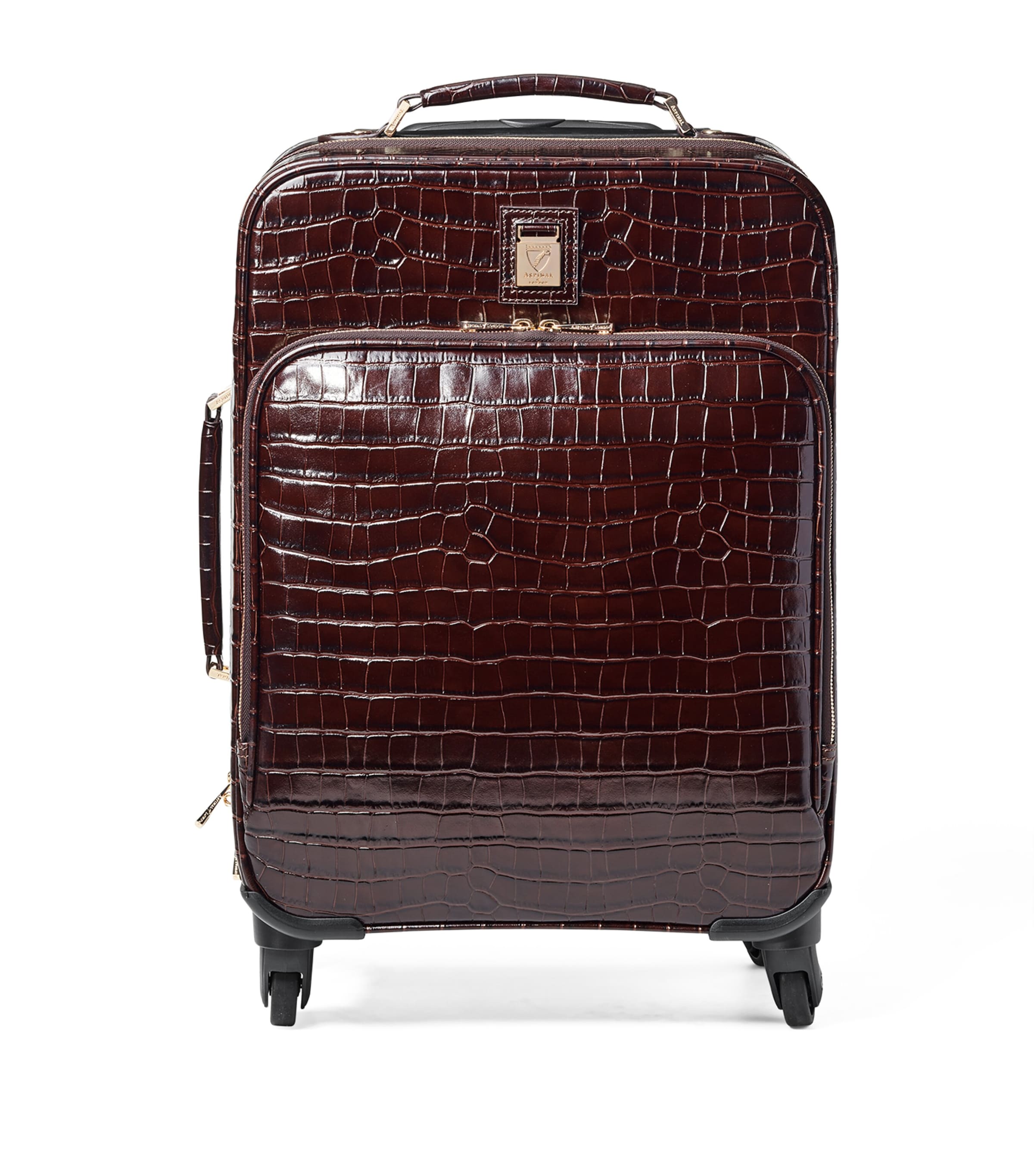 Aspinal Of London Connaught Cabin Suitcase Amazonbrown