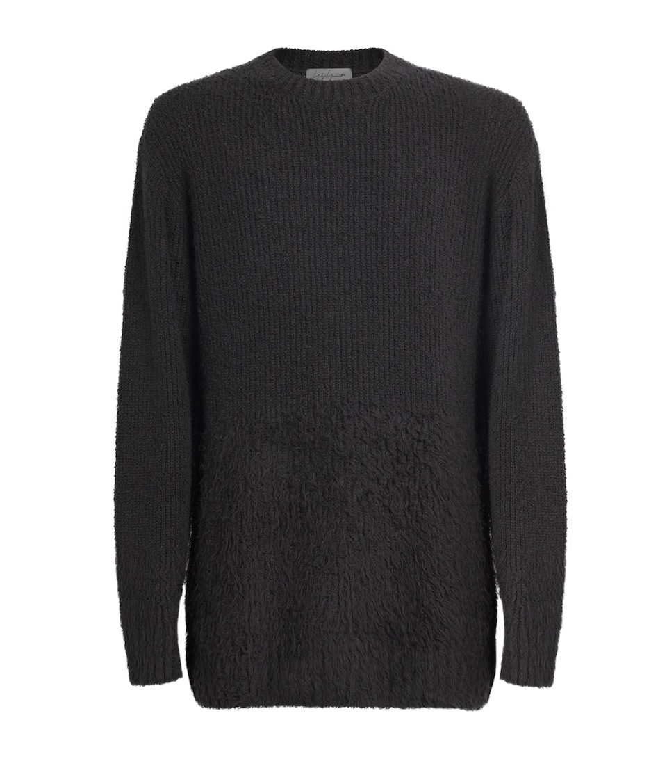 Wool Distressed Graduation Sweater