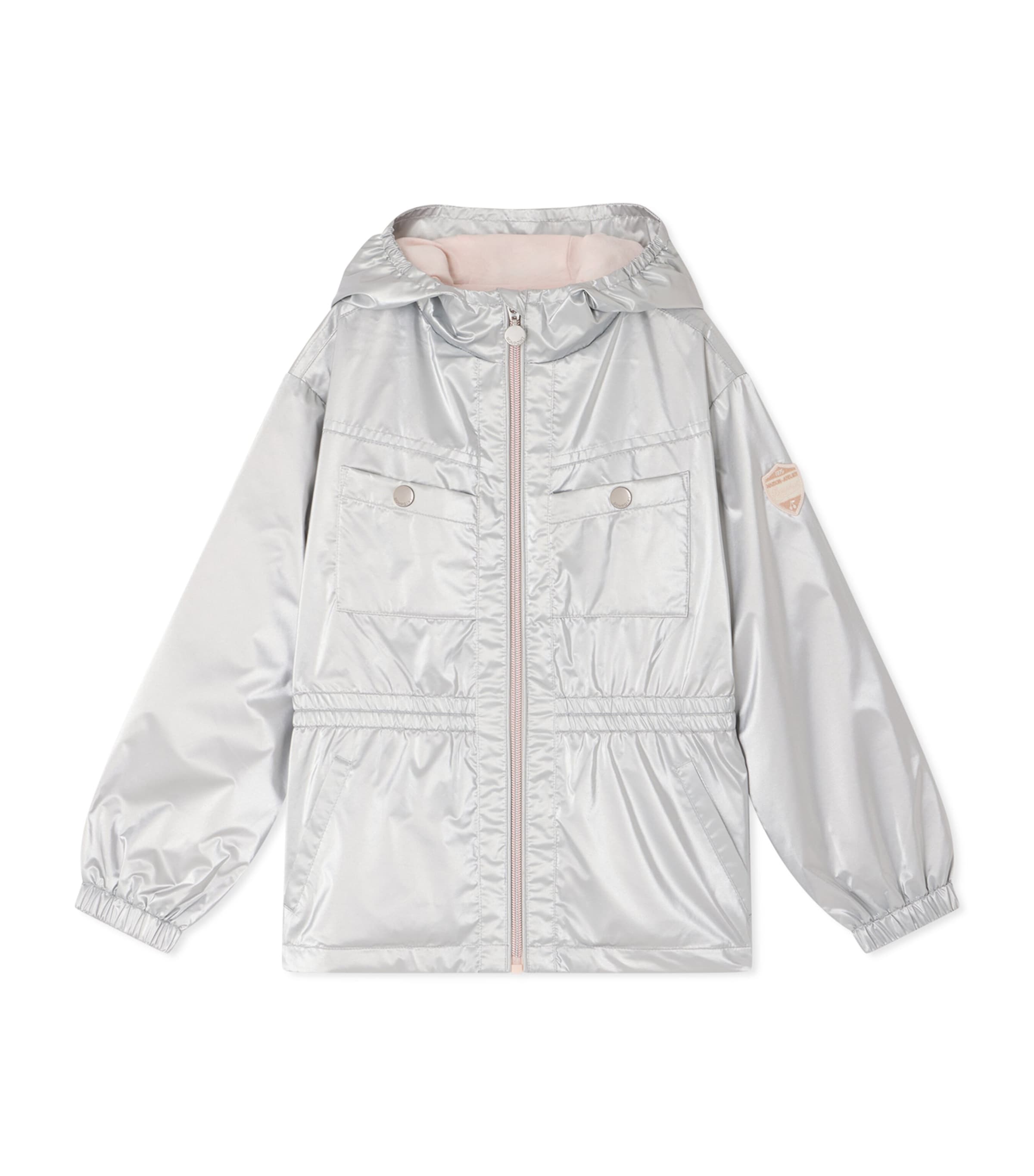 Bonpoint Logo Jacket (10-14 Years) Argent