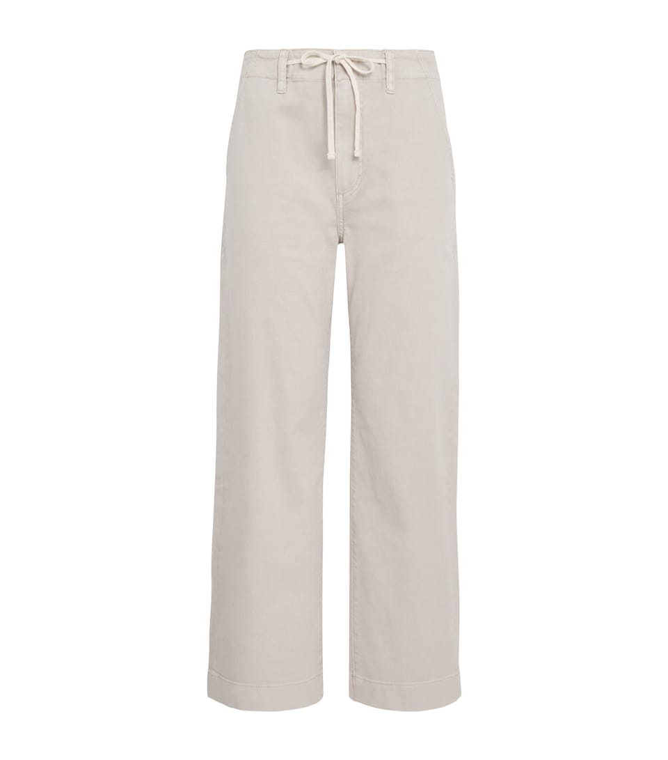 PAIGE Womens Arellia High-Rise Barrel-Leg Jeans Vintage Pumice Stone