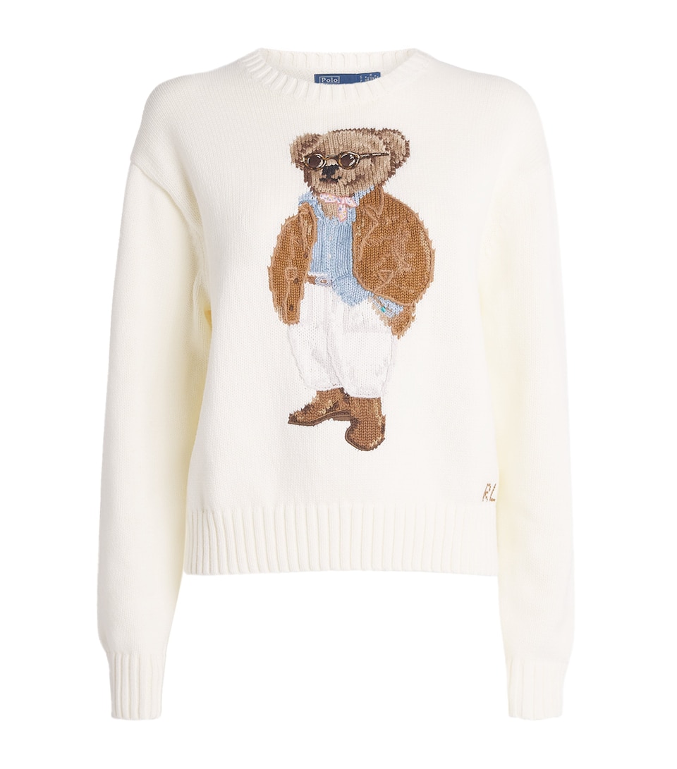 Cotton Polo Bear Sweater