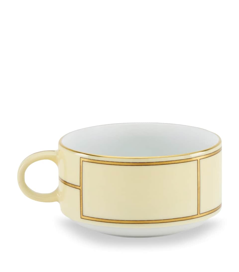 Porcelain Colonna Diva Giallo Teacup (245ml)