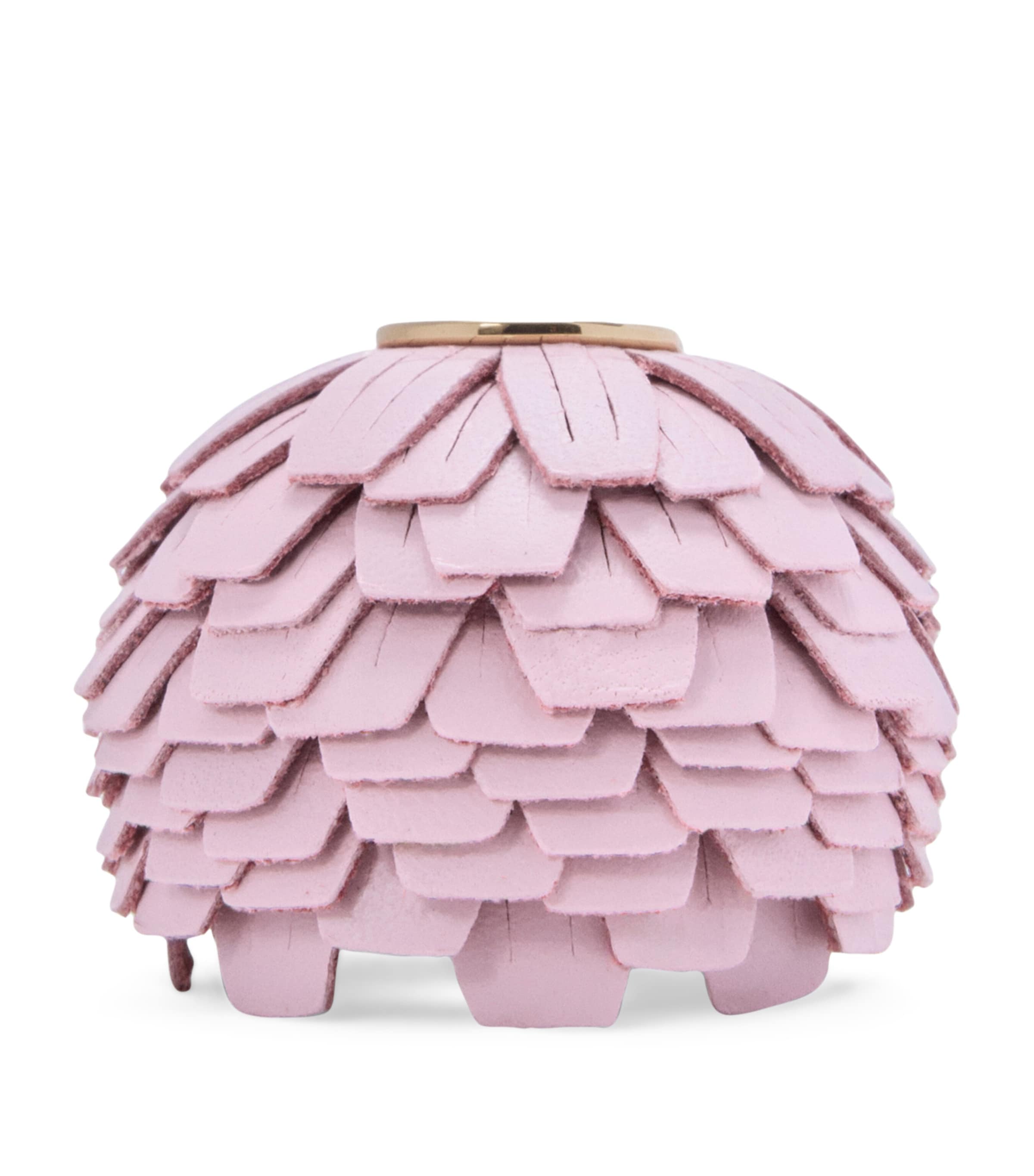 LOEWE Calfskin Flower Personalisation Charm Light Pink