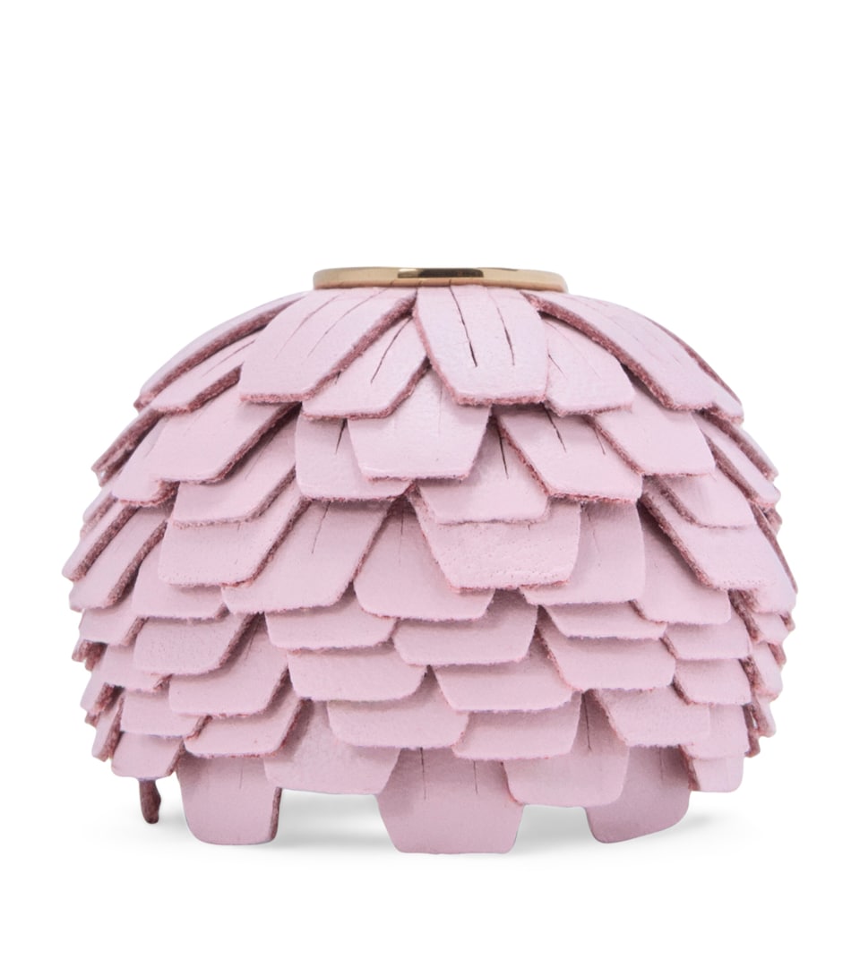 LOEWE Calfskin Flower Personalisation Charm Light Pink