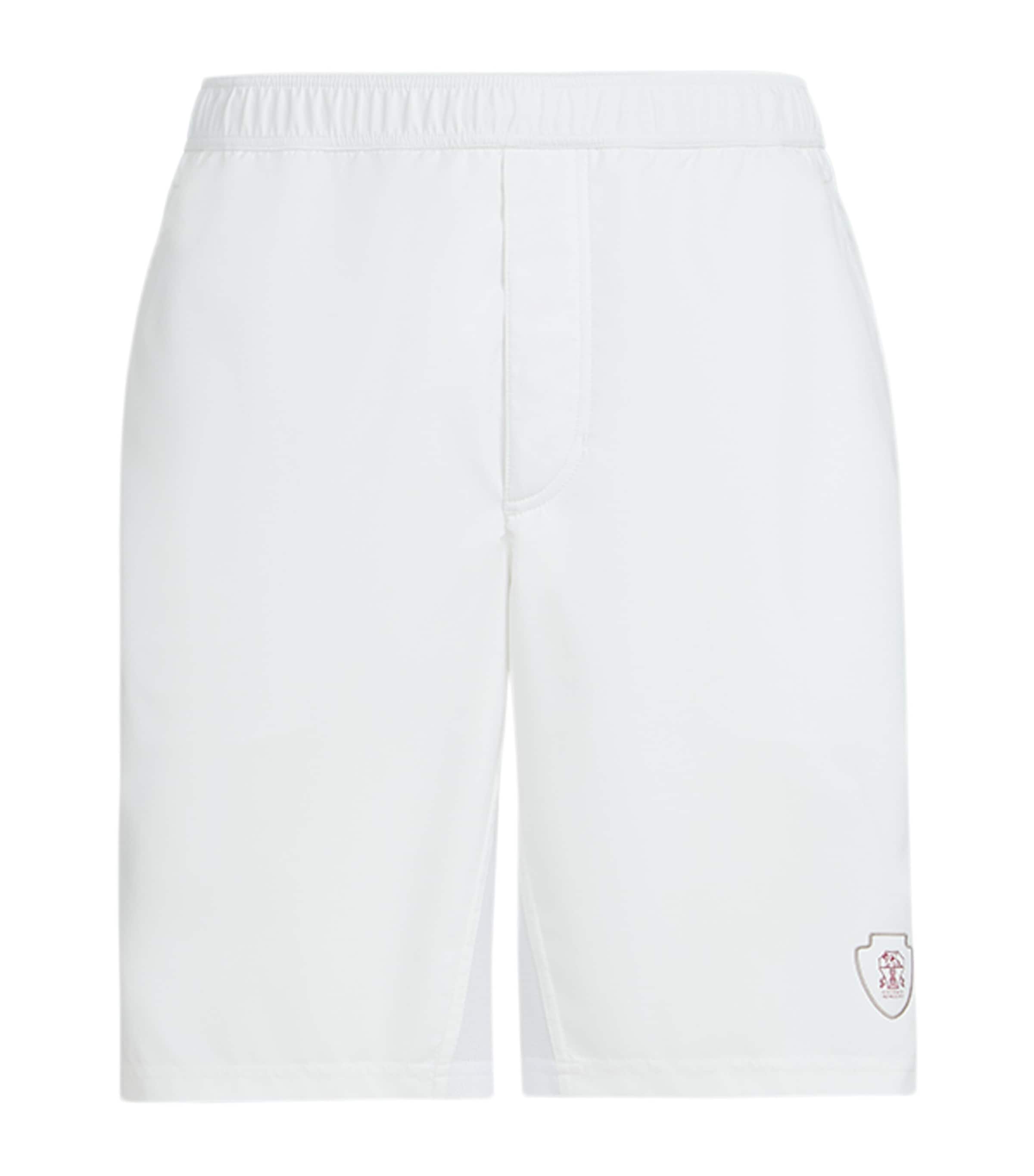 Brunello Cucinelli Mens Logo Bermuda Shorts