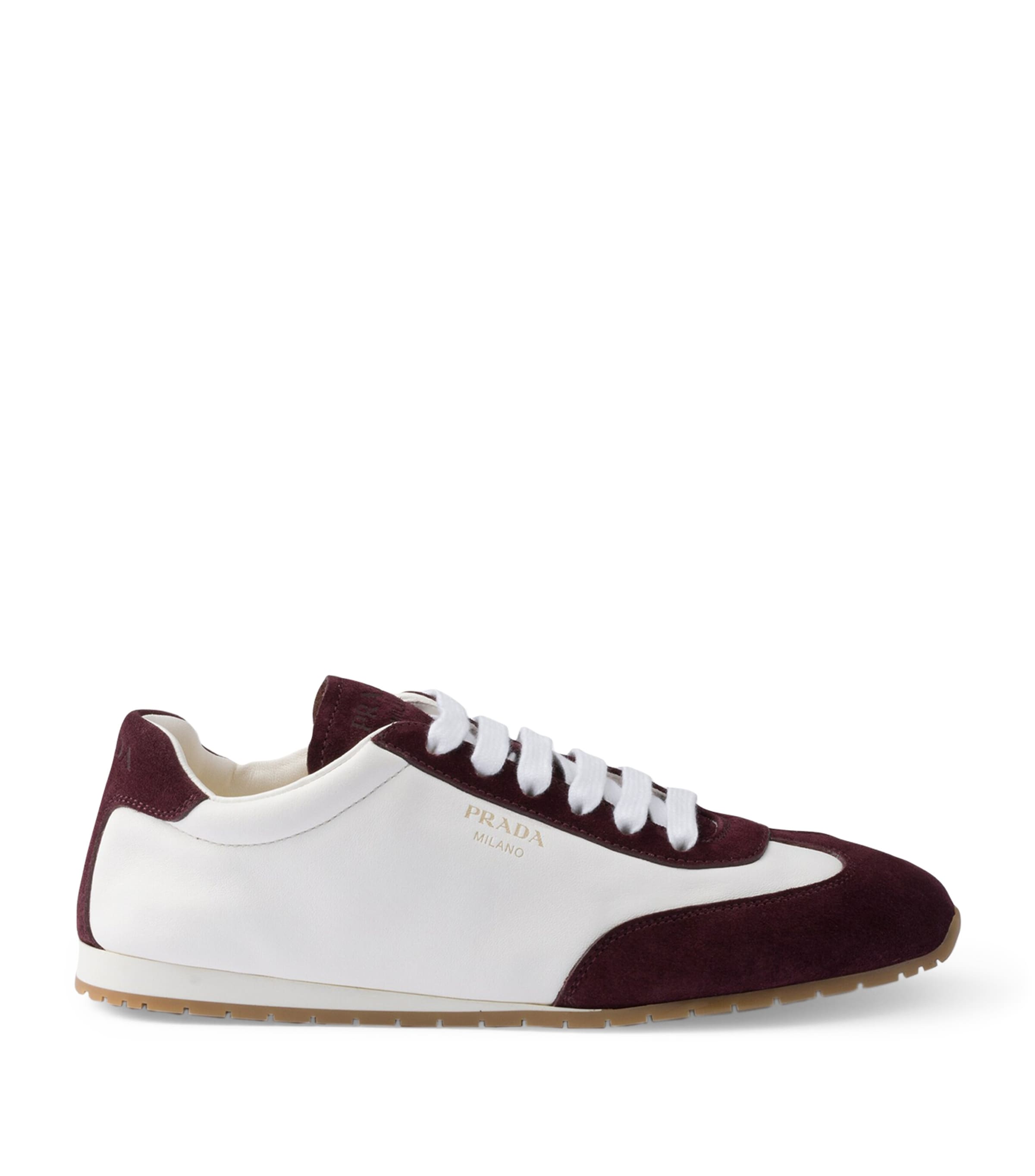 Nappa Leather and Suede Sneakers