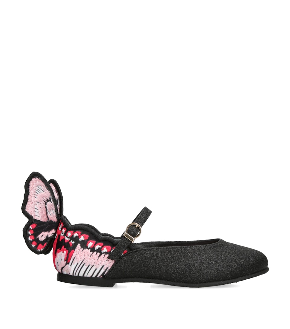 Glittered Chiara Ballet Flats