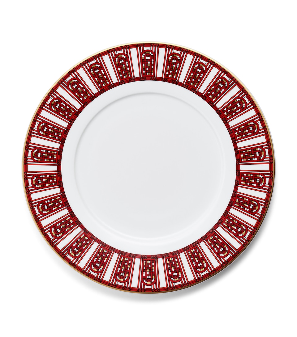Set of 2 Arcadia Red Dessert Plates (21cm)