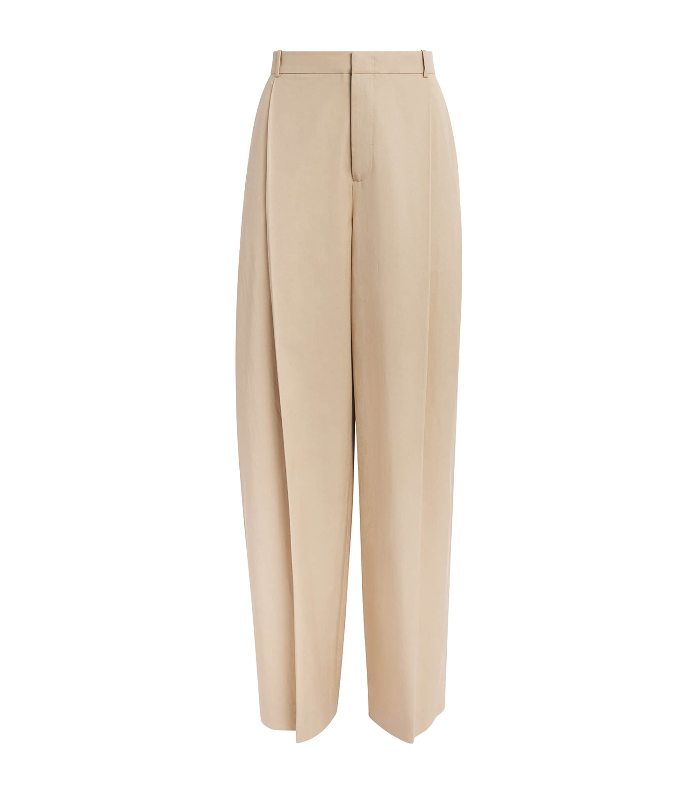Vince Womens Camille Wide-Leg Trousers Wheatstone