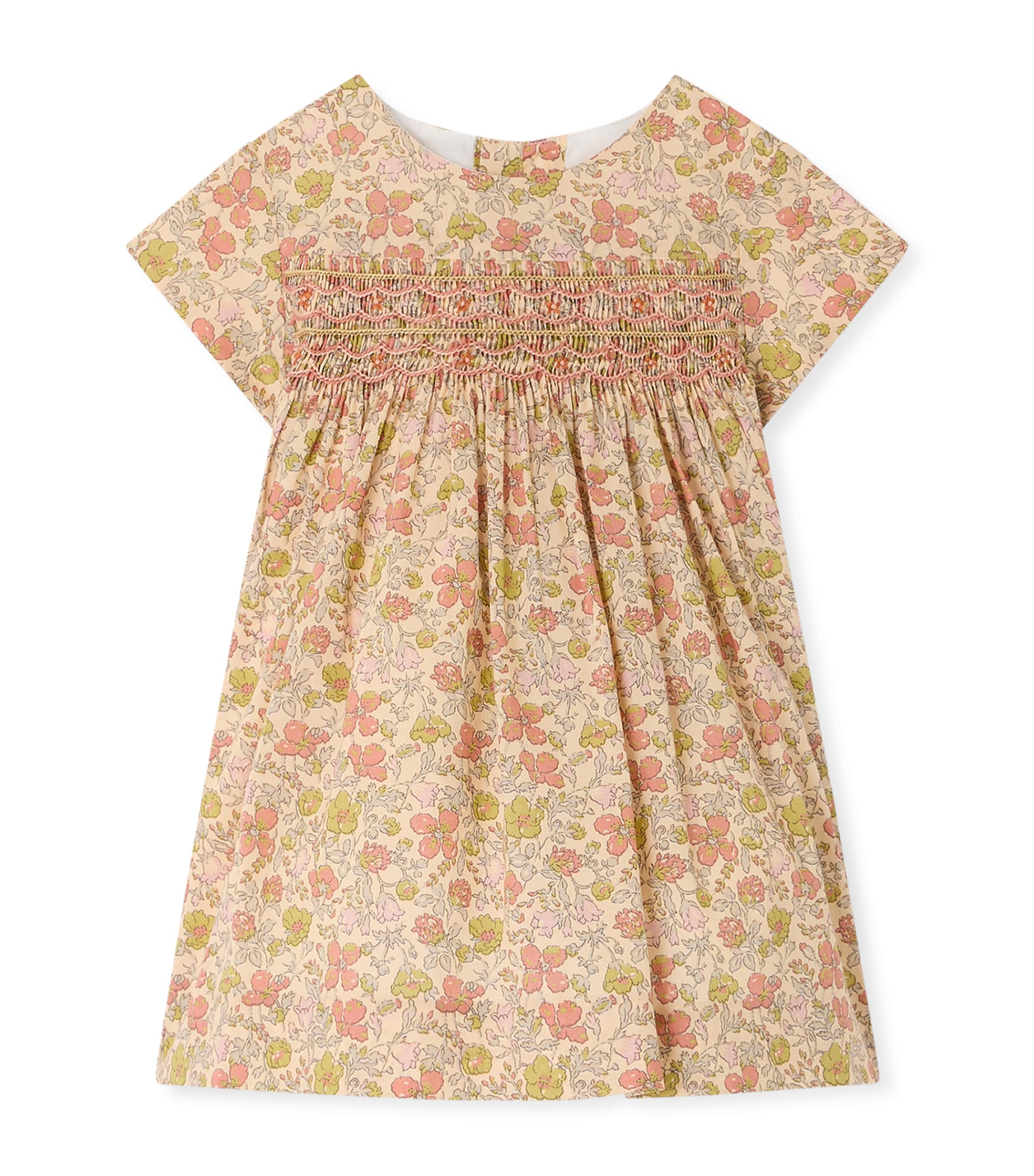 Bonpoint Cotton Floral Maruska Dress (6-12 Months) Fl Make Up