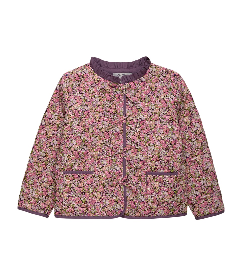 Trotters Cotton Chive Quilted Jacket (12 Months) Plum