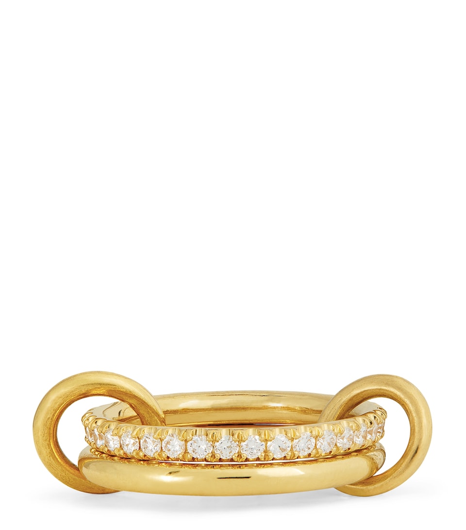 Yellow Gold and Diamond Ceres Ring (Size 5)