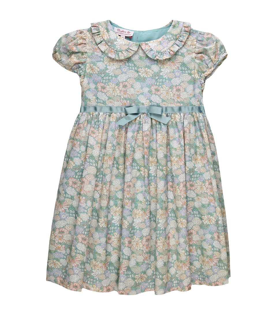 Trotters Cotton Floral Mabel Dress (6-11 Years) Green