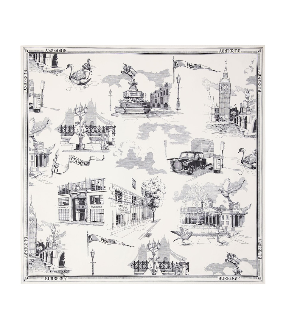 Silk London Landmarks Scarf